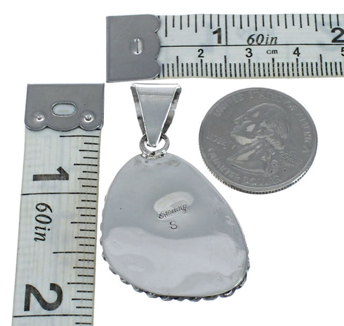 Navajo Native American Turquoise Sterling Silver Pendant SN20060